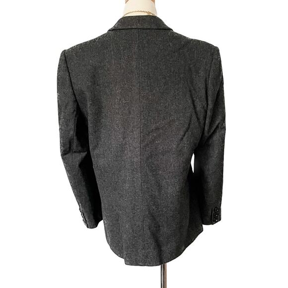Vintage Evan Picone 100% wool single breasted blazer jacket size large L - Picture 4 of 7